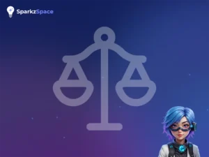 Abstract illustration of safe and ethical AI learning environment