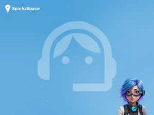 Abstract representation of supportive AI conversation and learning