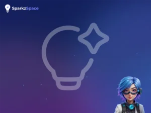 Students engaging with Sparkz learning tool independently